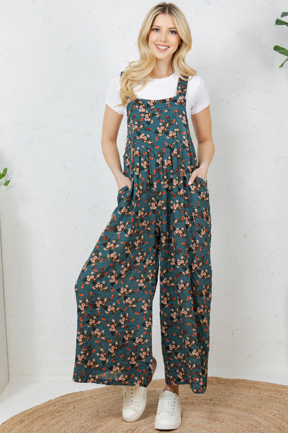 FLORAL OVERALL