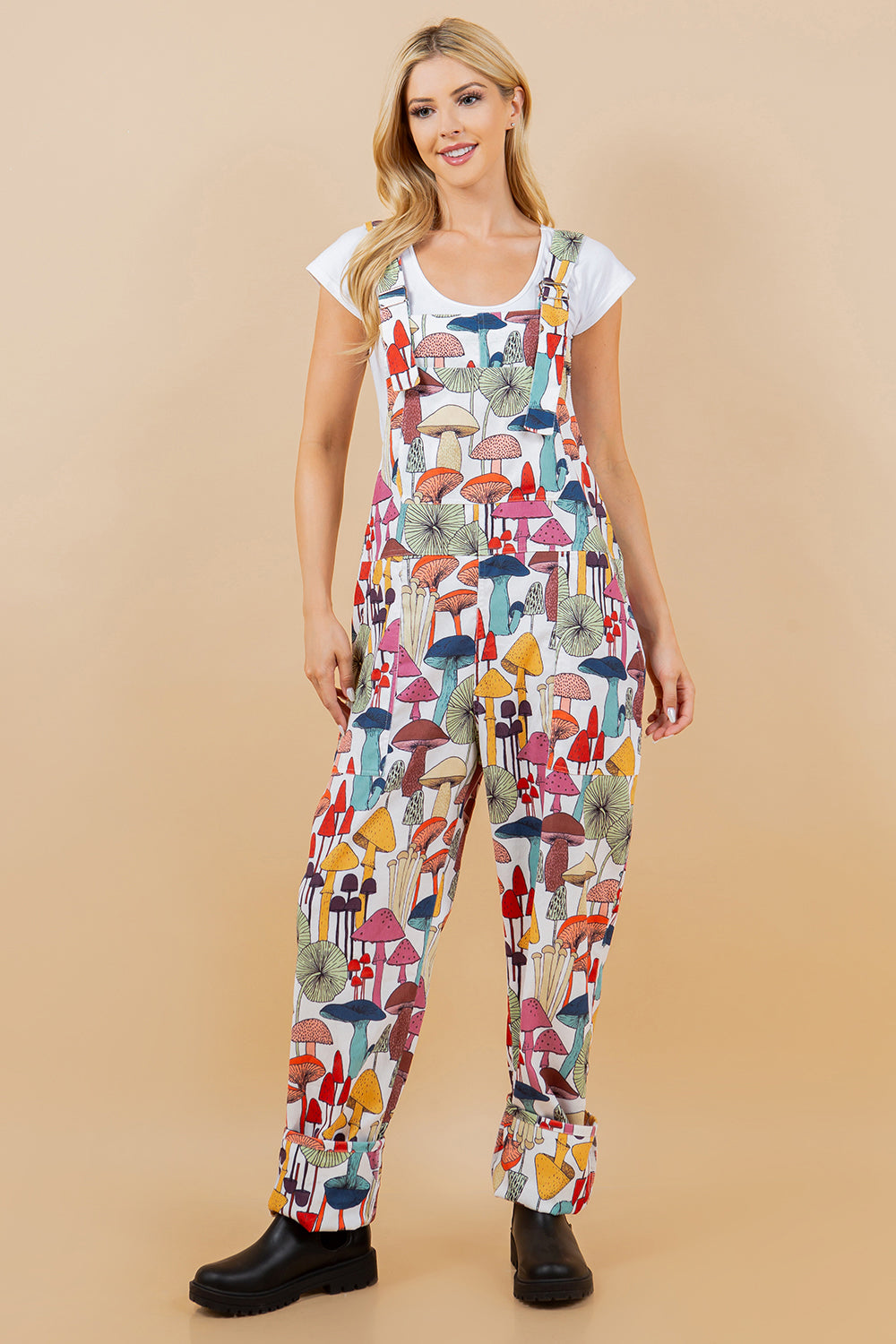 Whimsical Mushroom Overall