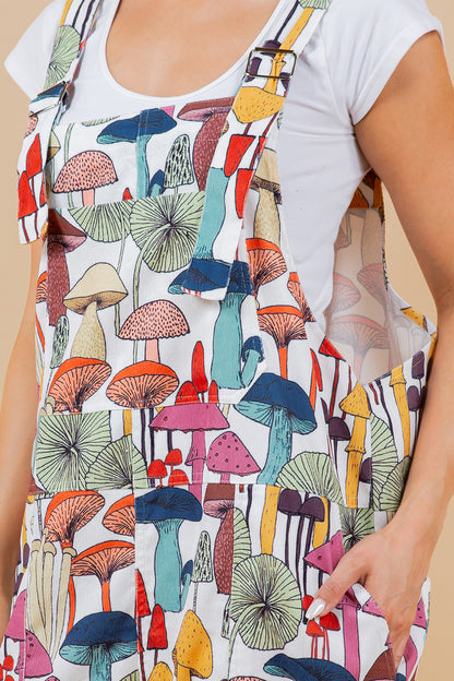 Whimsical Mushroom Overall