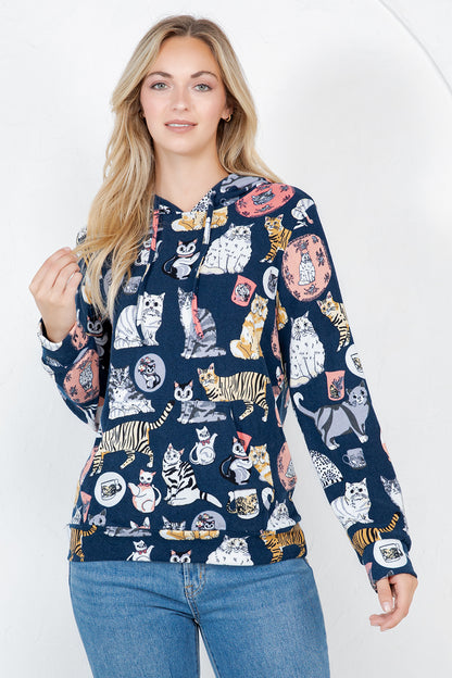 Cat Pullover Hoodie