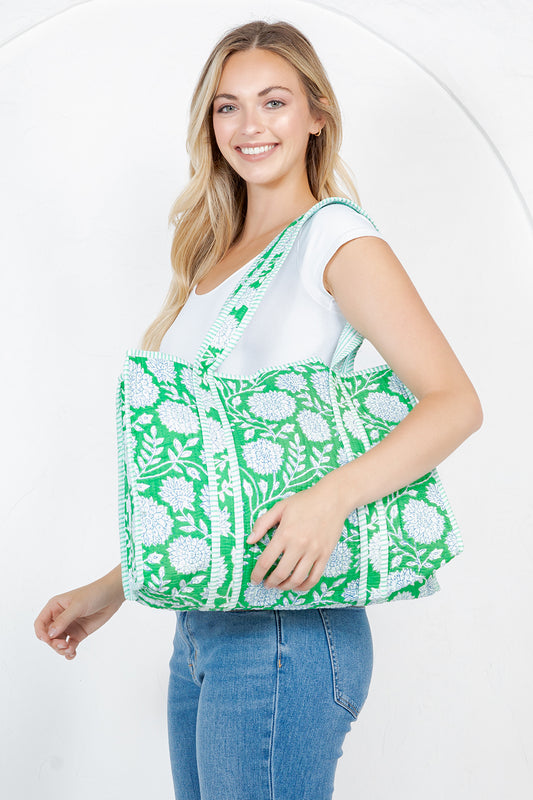 Quilted Tote Bag