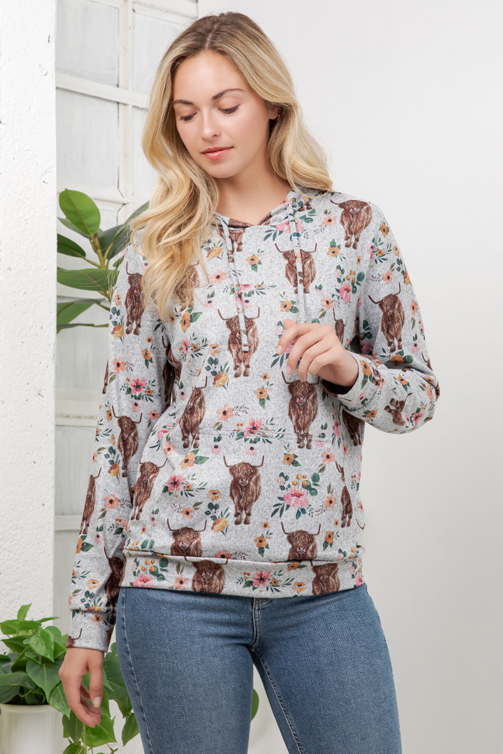 Highland Cows Pullover Hoodie
