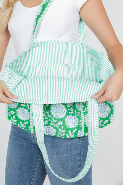 Quilted Tote Bag