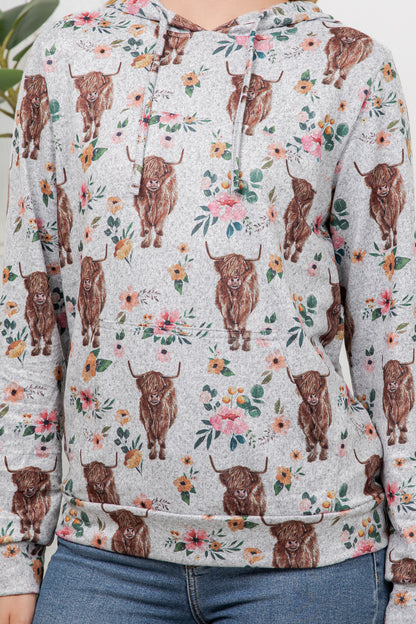 Highland Cows Pullover Hoodie