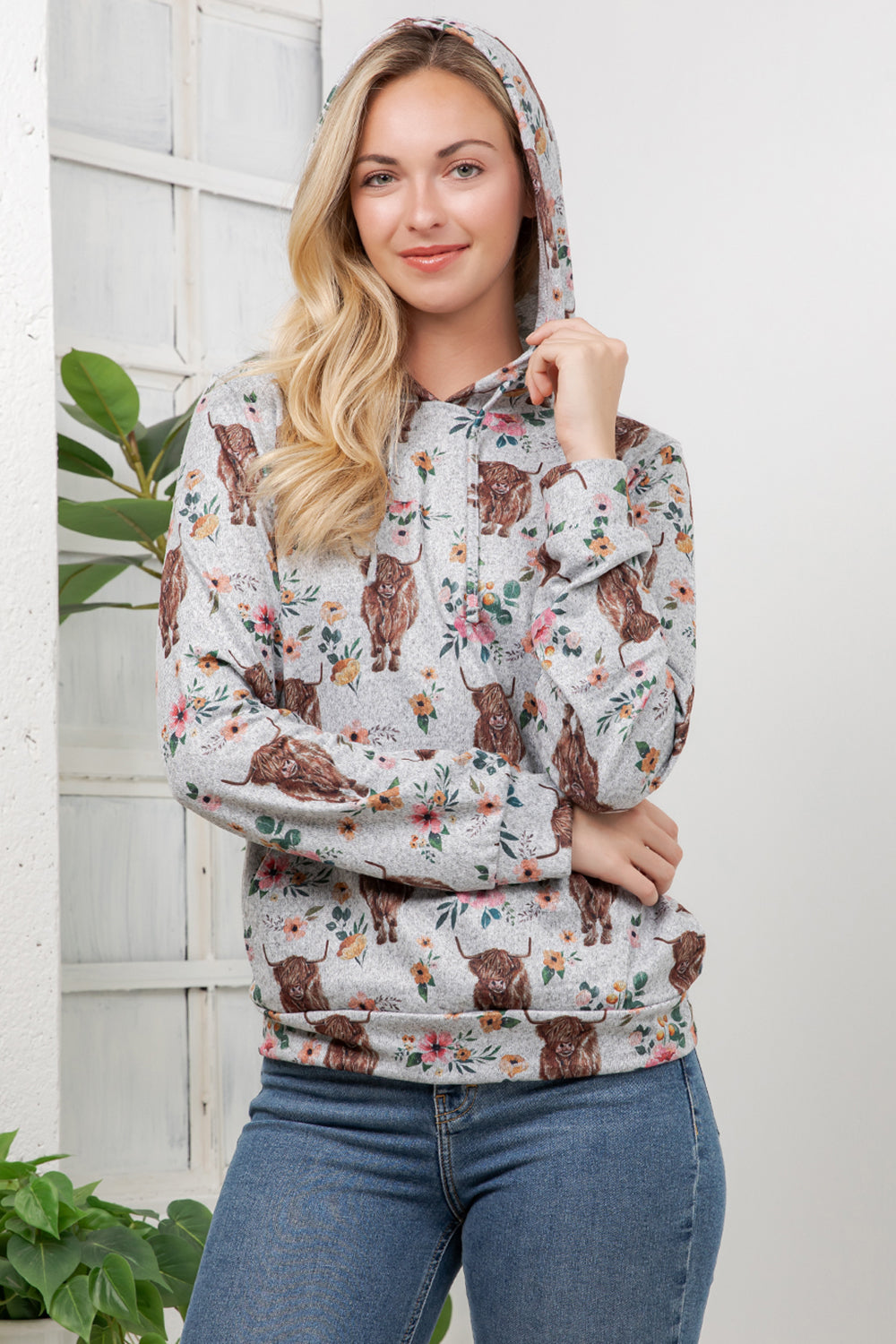 Highland Cows Pullover Hoodie