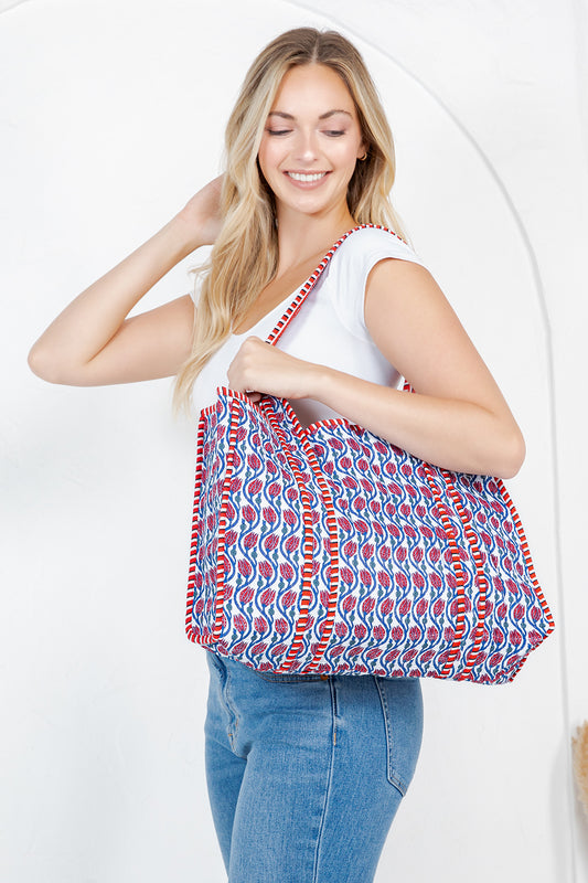 Quilted Tote Bag
