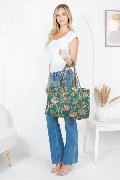 Quilted Tote Bag