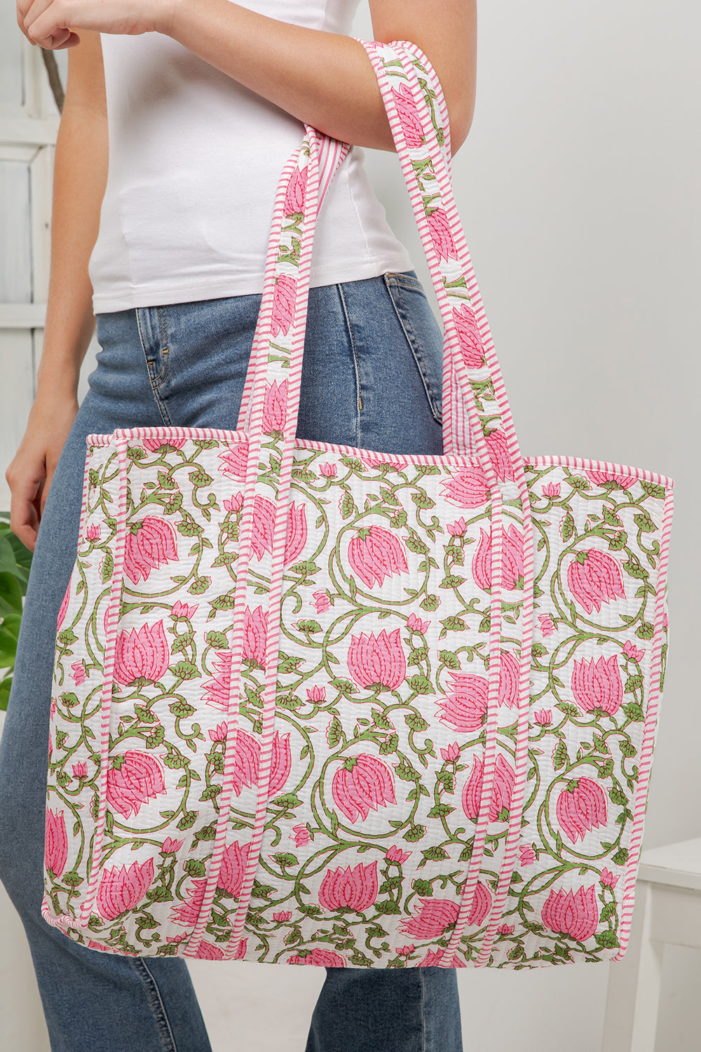 Quilted Tote Bag