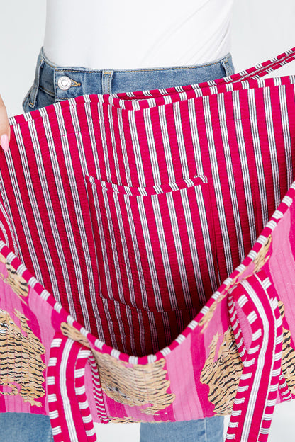 Quilted Tote Bag