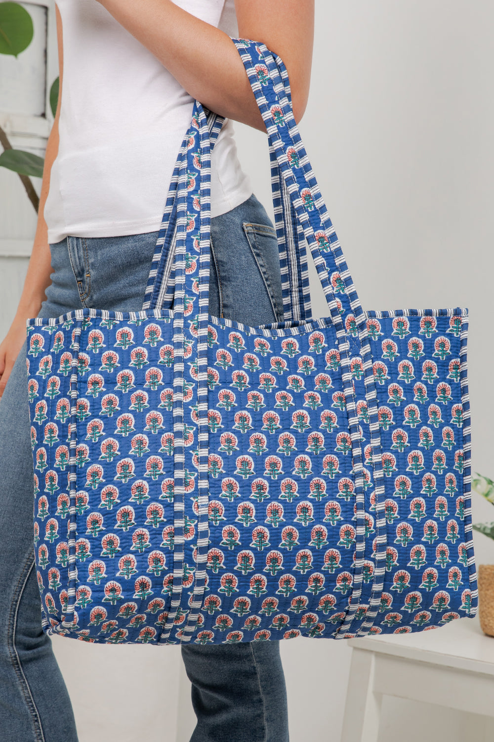 Quilted Tote Bag
