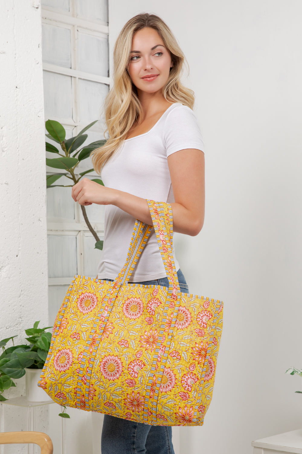Quilted Tote Bag