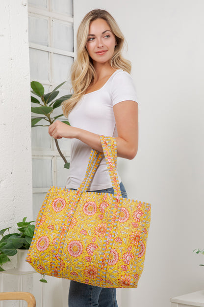Quilted Tote Bag