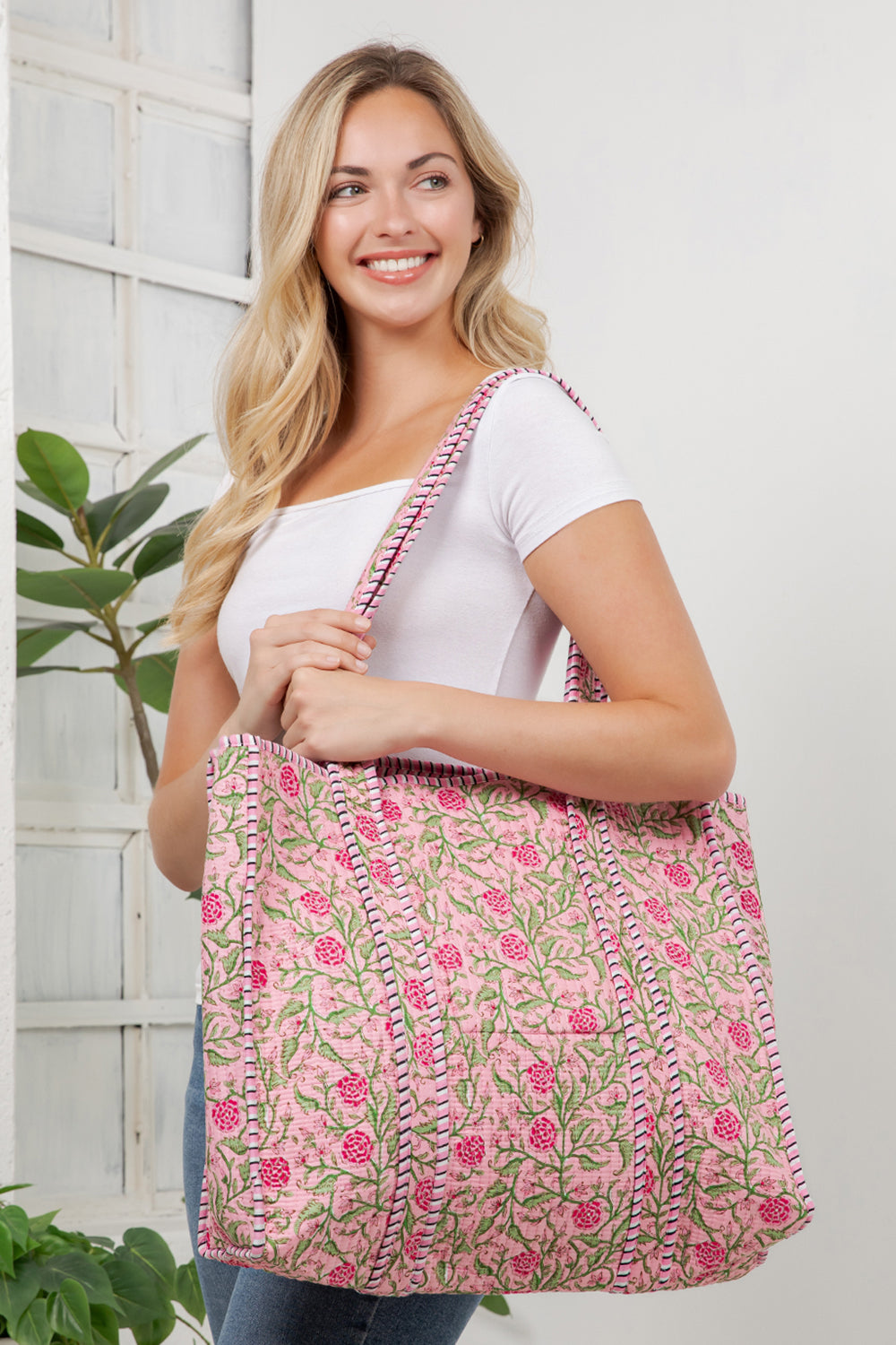Quilted Tote Bag