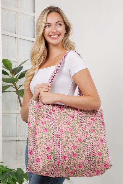 Quilted Tote Bag