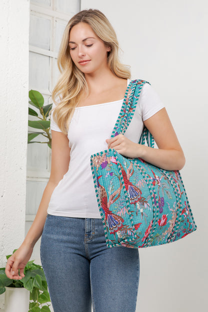 Quilted Tote Bag
