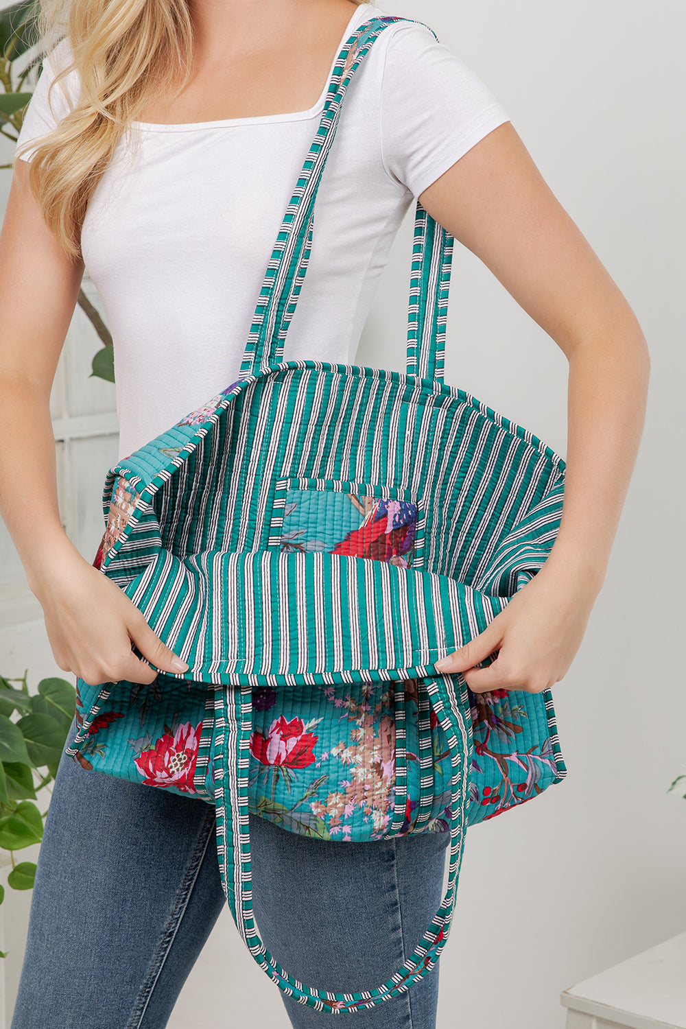 Quilted Tote Bag