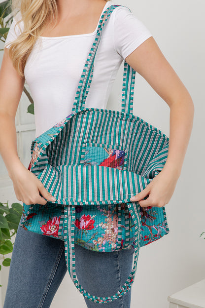 Quilted Tote Bag
