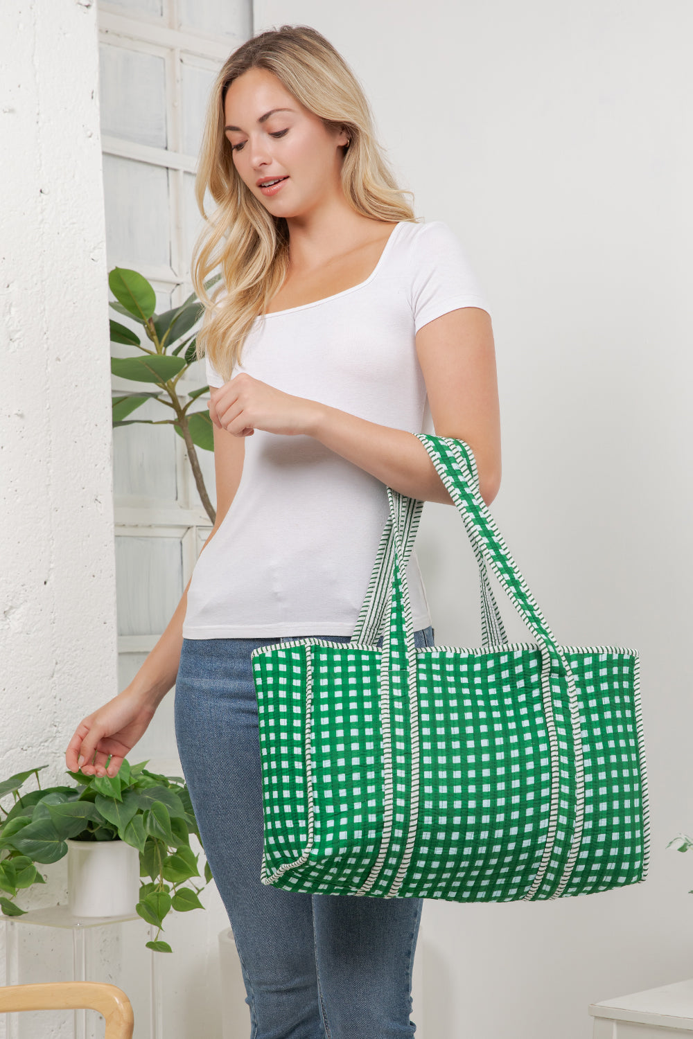 Quilted Tote Bag