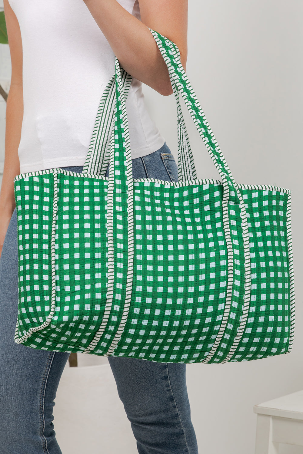 Quilted Tote Bag