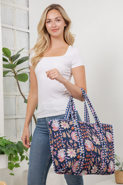 Quilted Tote Bag