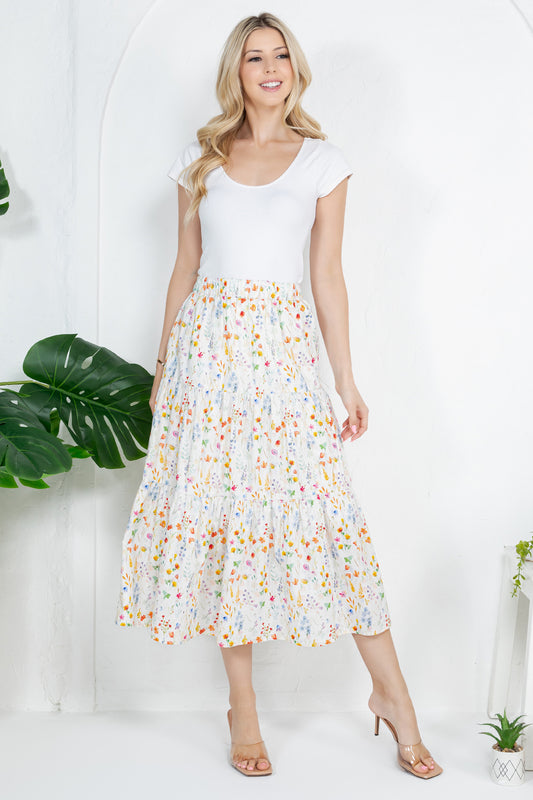 Floral print Skirt