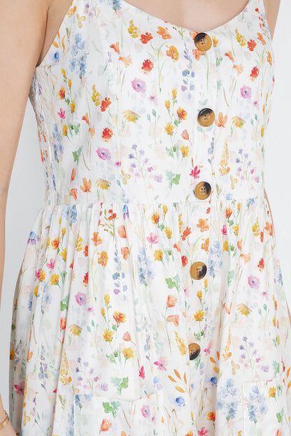 Floral Print Cami Dress