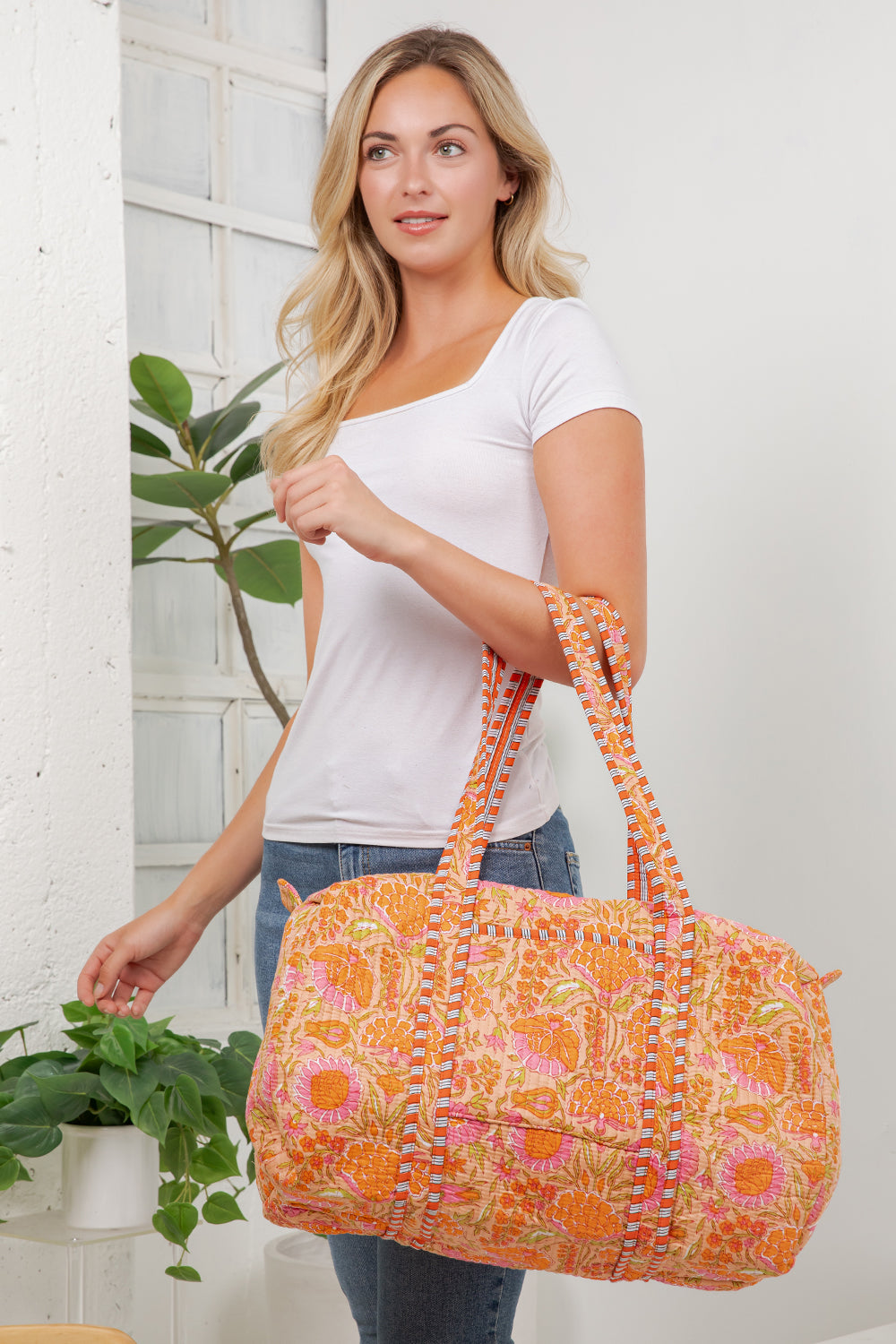 Quilted Duffle Bag