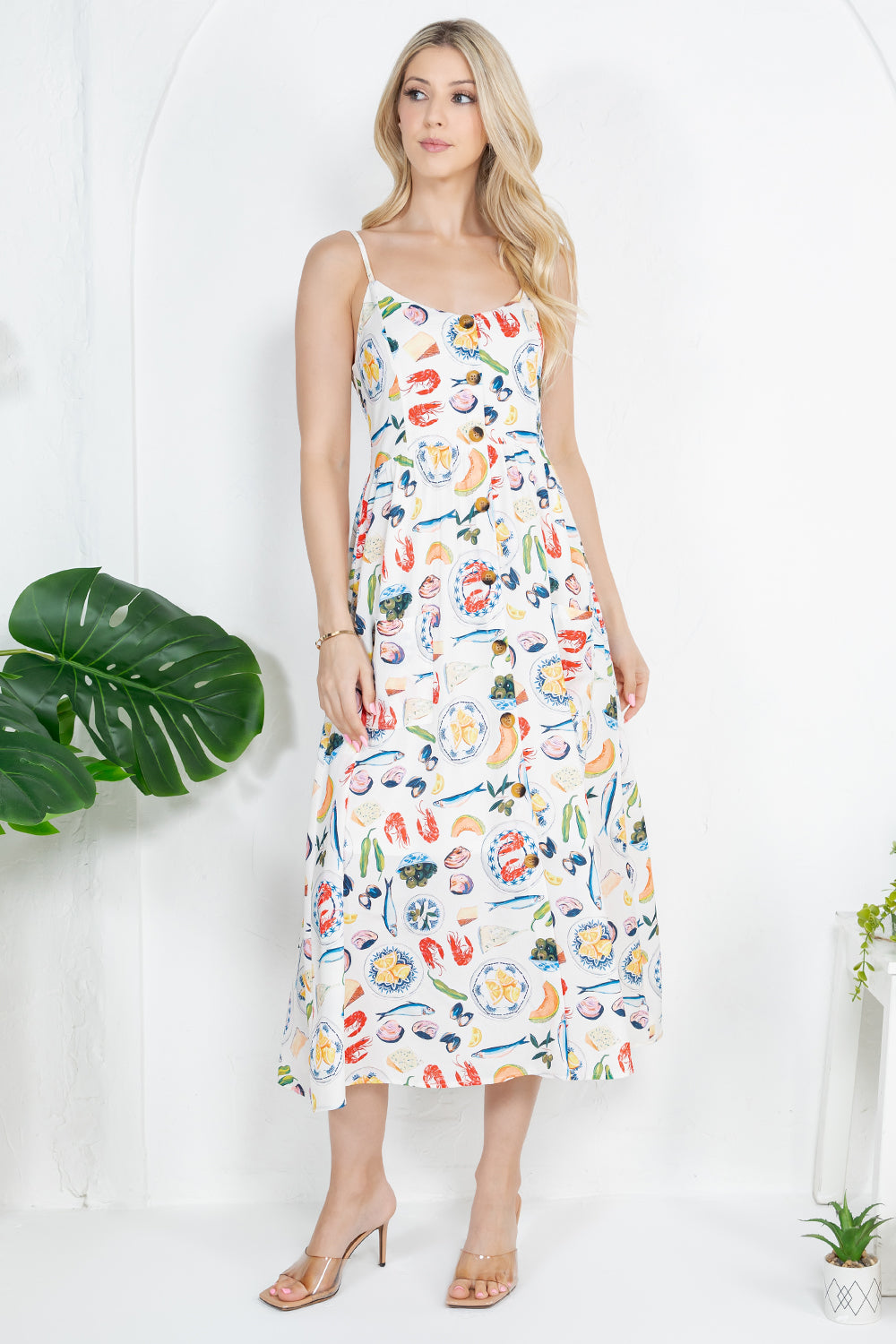 Fruit of the Sea Cami Dress