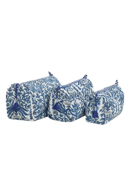 Quilted Makeup/Toiletry Bag