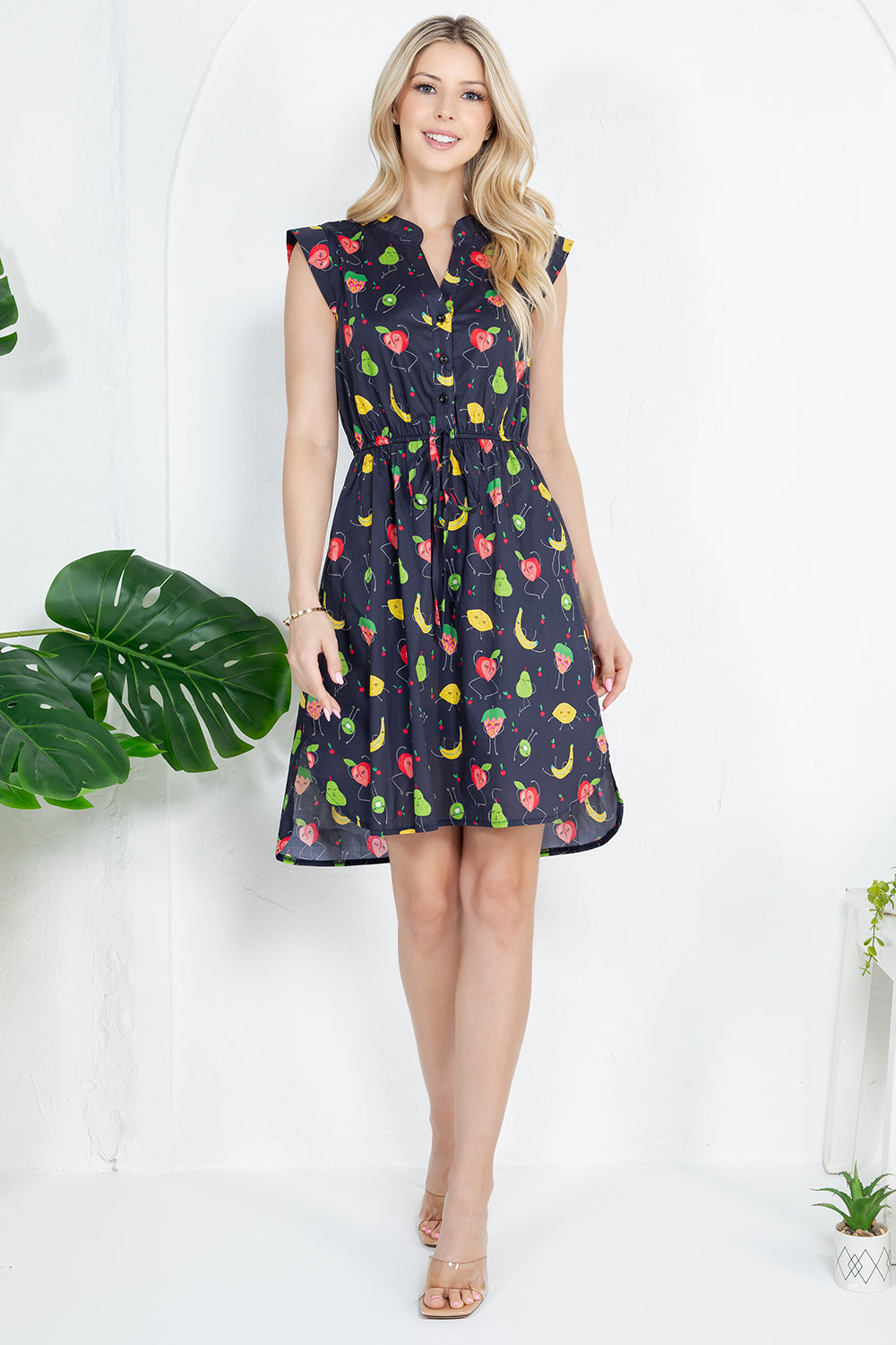 Fruit Print Dress