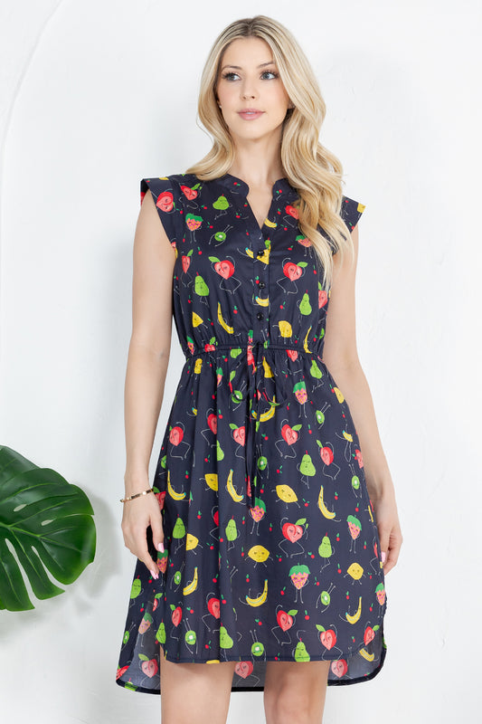 Fruit Print Dress