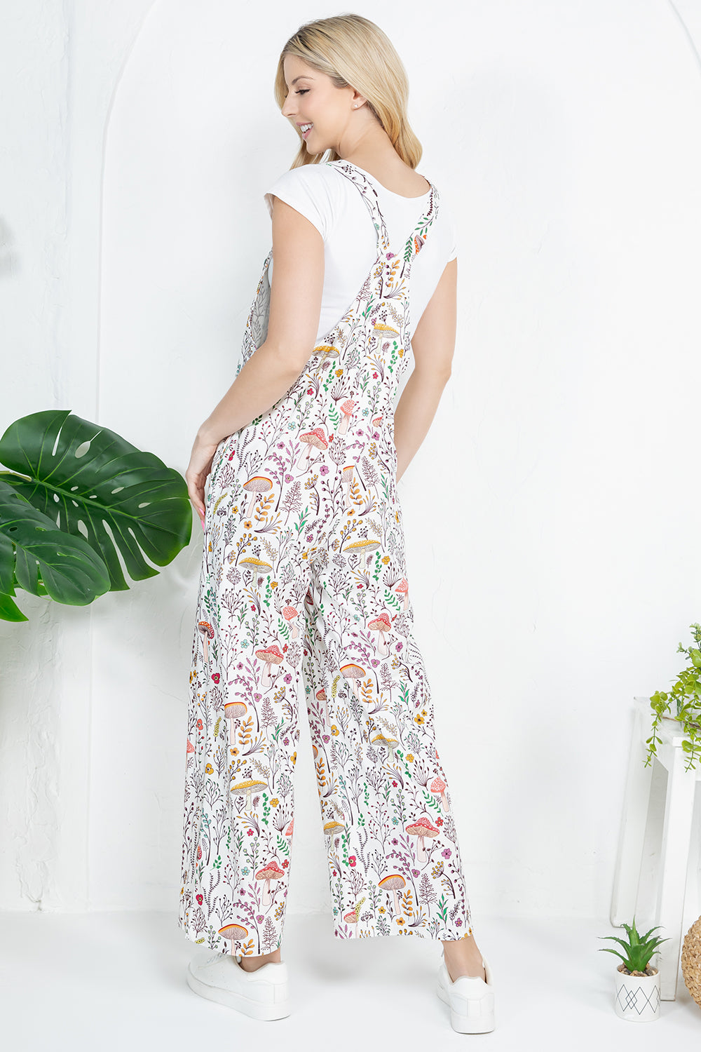 Mushroom Print Overall