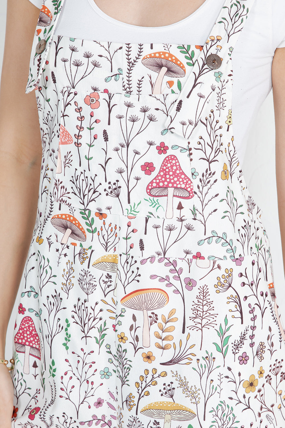 Mushroom Print Overall