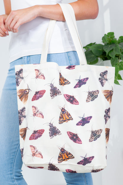 Moth Canvas Tote Bag