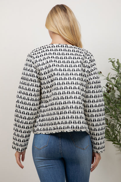 Cat Quilted Jacket