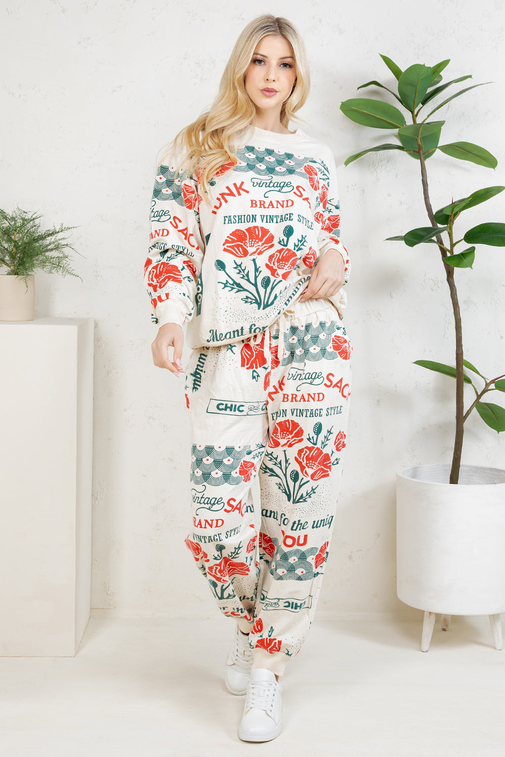 POPPY - COTTON SWEATSHIRT & PANTS