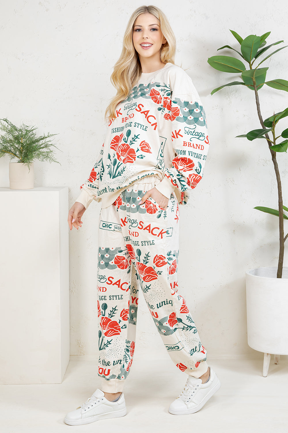 POPPY - COTTON SWEATSHIRT & PANTS