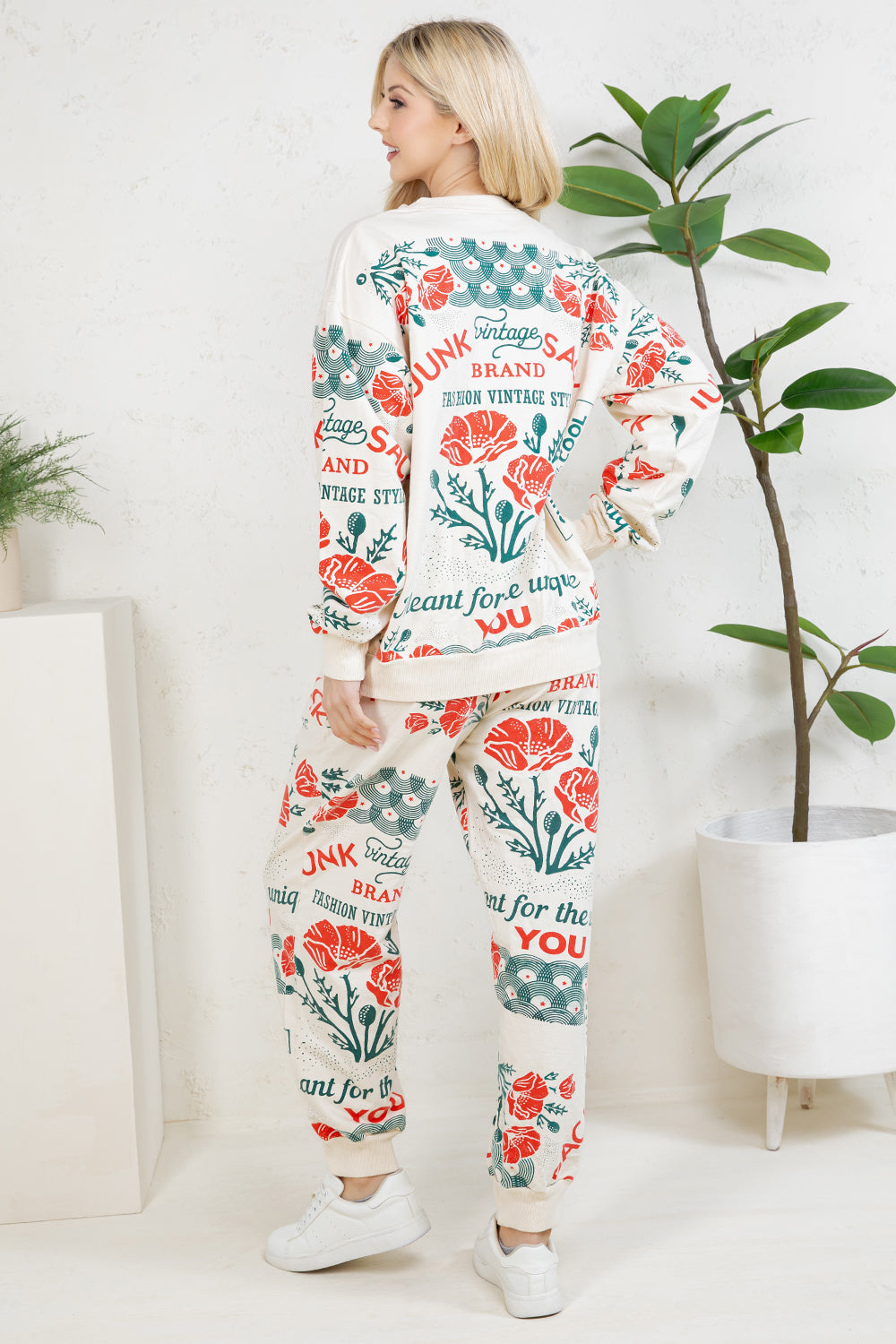POPPY - COTTON SWEATSHIRT & PANTS