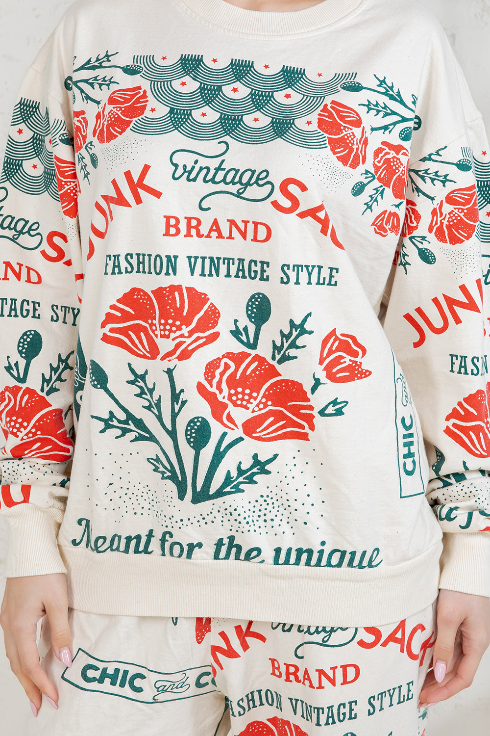 POPPY - COTTON SWEATSHIRT & PANTS