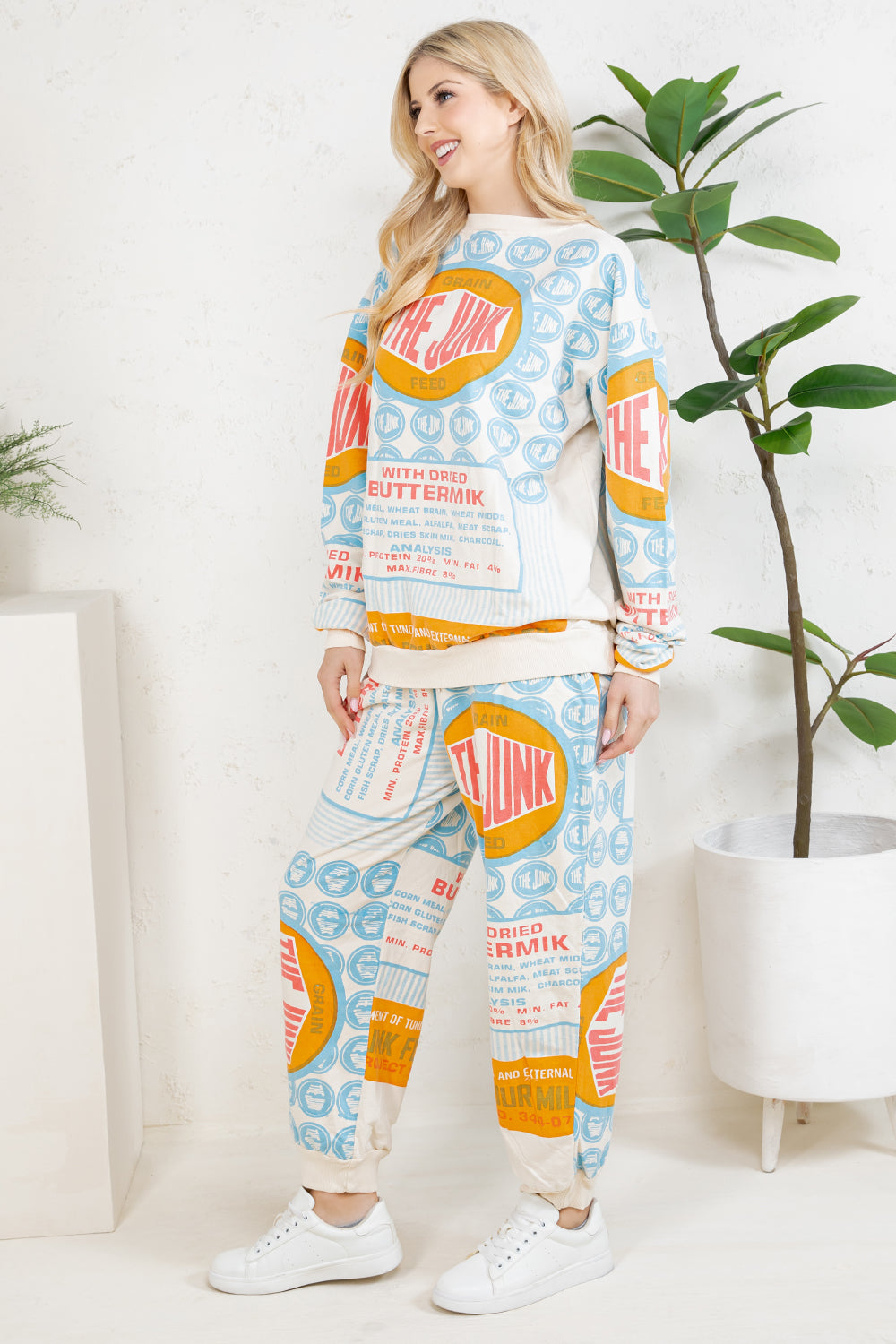 THE JUNK - COTTON SWEATSHIRT & PANTS