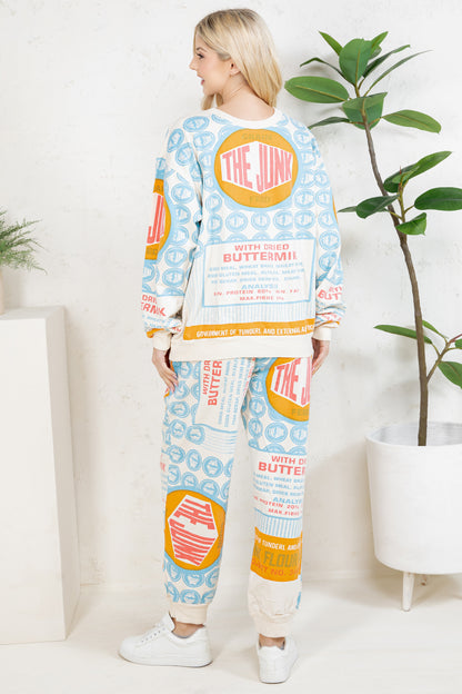 THE JUNK - COTTON SWEATSHIRT & PANTS