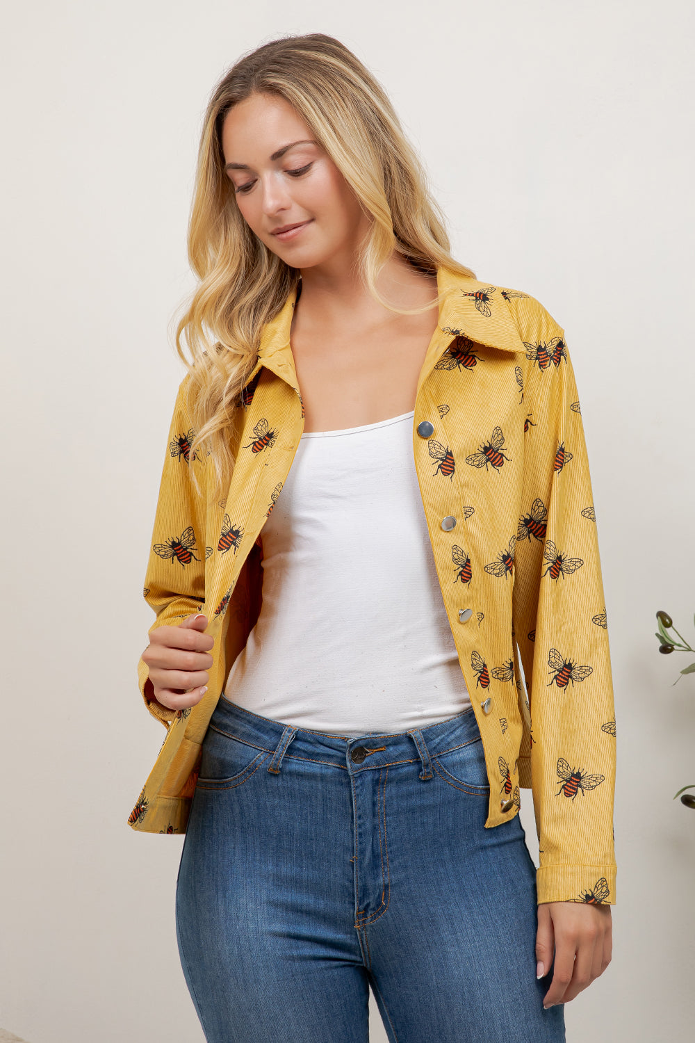 Bee Print Jacket