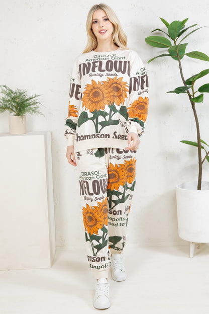 SUNFLOWER - COTTON SWEATSHIRT & PANTS