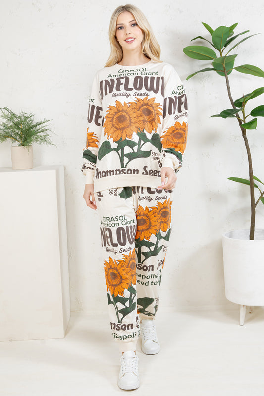 SUNFLOWER - COTTON SWEATSHIRT & PANTS