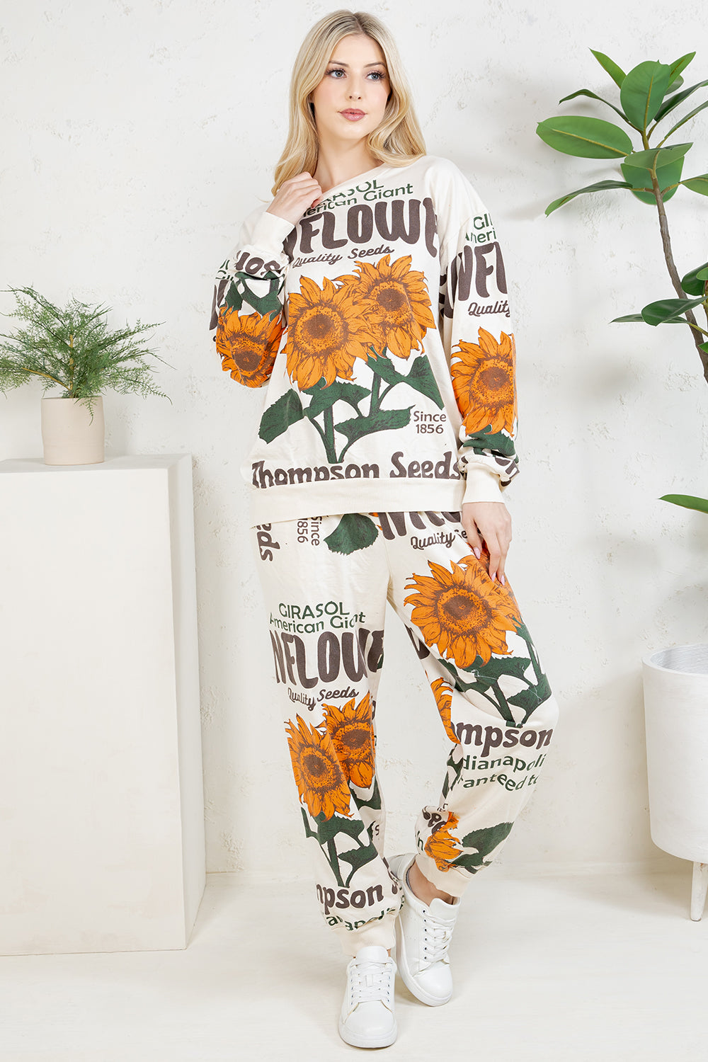 SUNFLOWER - COTTON SWEATSHIRT & PANTS