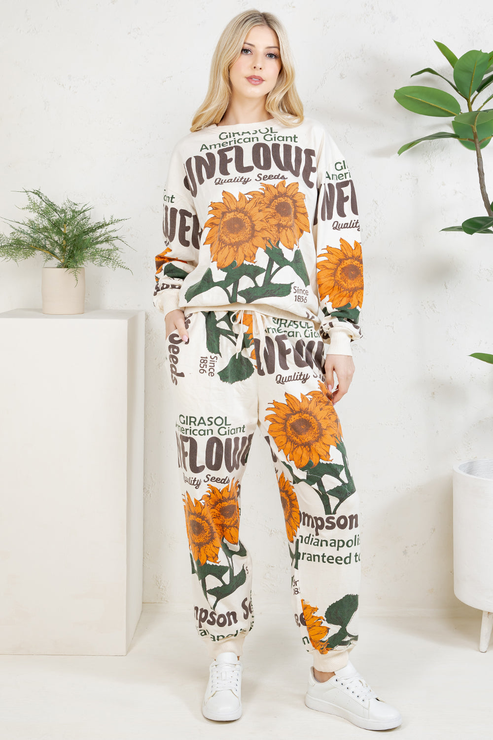 SUNFLOWER - COTTON SWEATSHIRT & PANTS