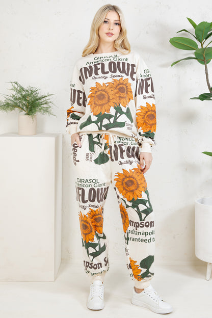 SUNFLOWER - COTTON SWEATSHIRT & PANTS