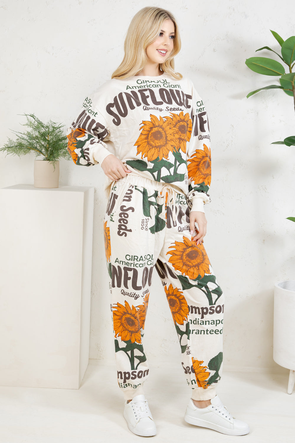 SUNFLOWER - COTTON SWEATSHIRT & PANTS