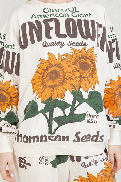 SUNFLOWER - COTTON SWEATSHIRT & PANTS