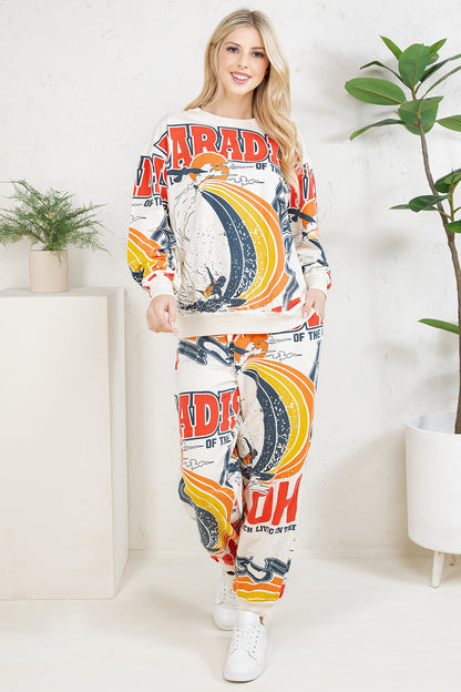 ALOHA - COTTON SWEATSHIRT & PANTS